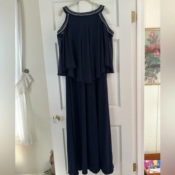 Alex Evenings | Dresses | Alex Evenings Navy Blue Dress With Gem Detailing On Neckline Size 2w | Poshmark Alex Evenings | Dresses | Alex Evenings Navy Blue Dress With Gem Detailing On Neckline Size 2w | Poshmark